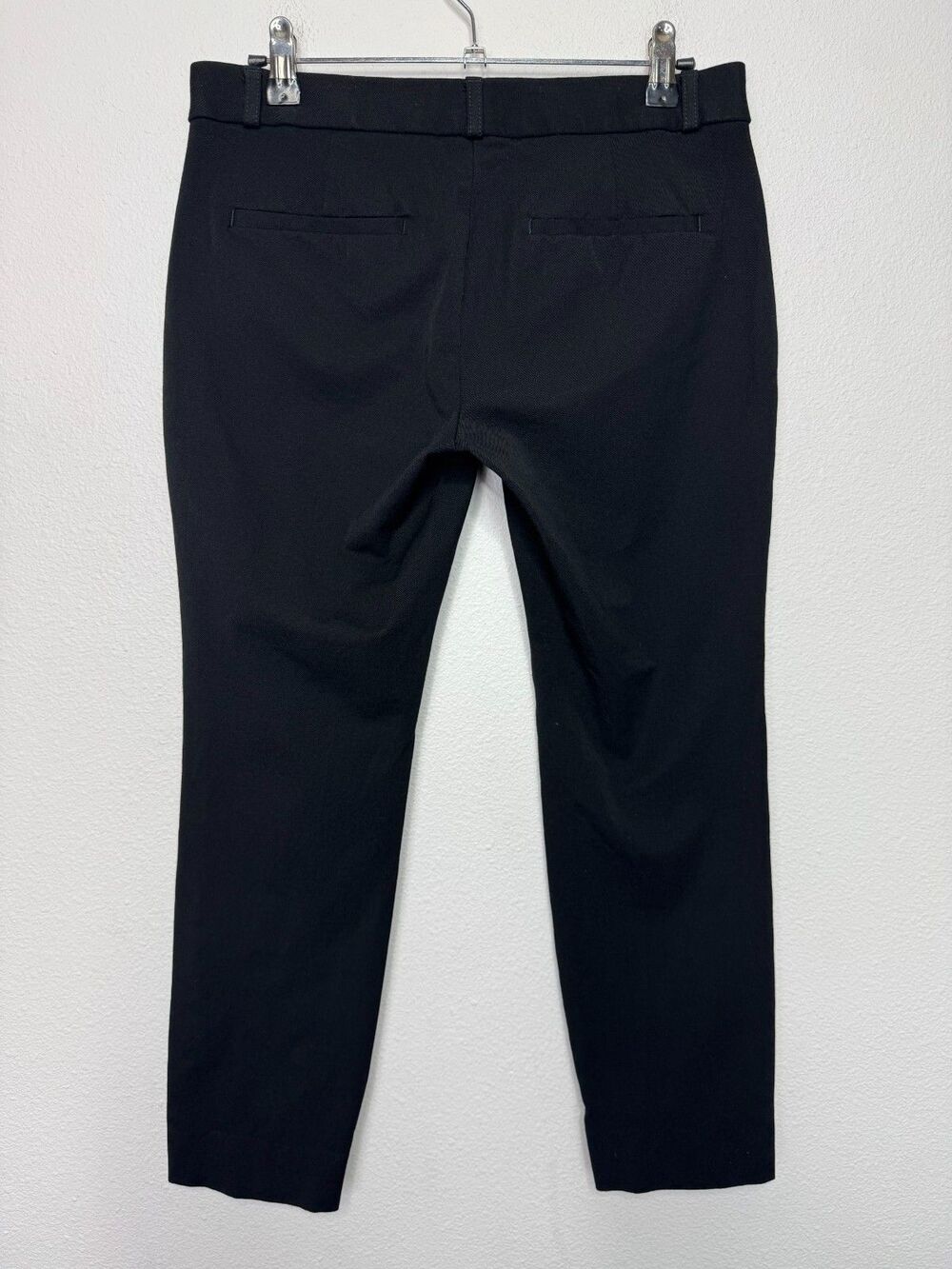 Banana Republic Petite 4 Skinny Classic Sloan Pant Black Low Rise Career Stretch